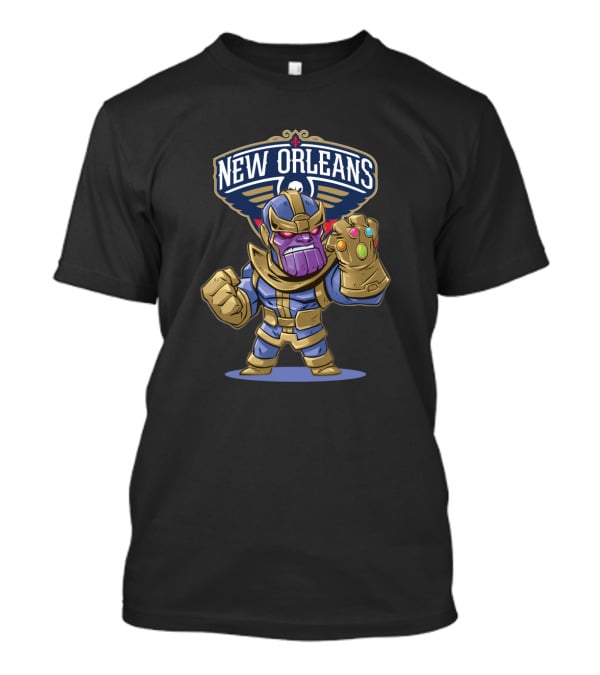 New Orleans Pelicans Thanos Infinity Gauntlet T-Shirt