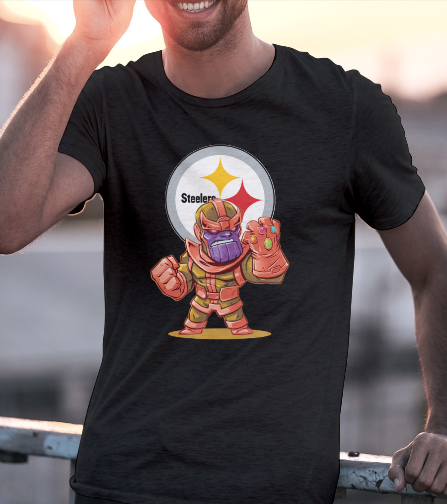 Thanos Steelers Superfan Fusion T-Shirt