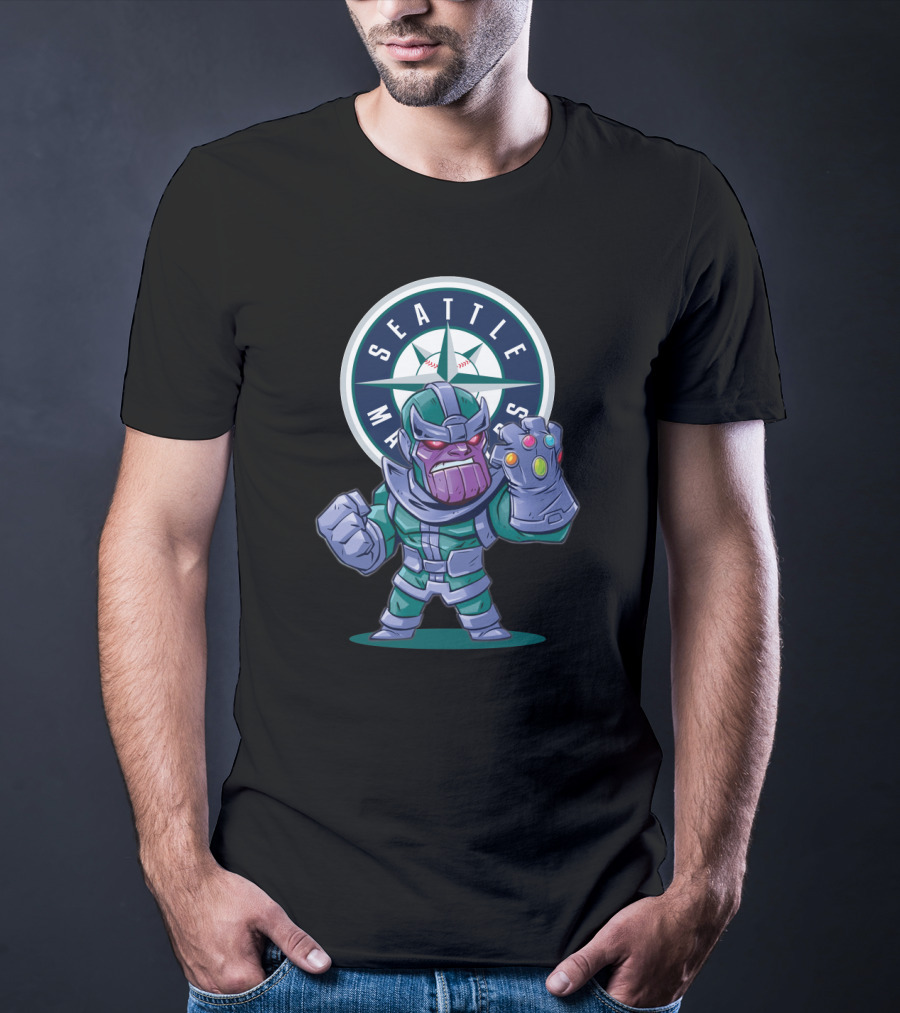 Seattle Mariners Fans Meet Iconic Thanos Character Crossover T-Shirt