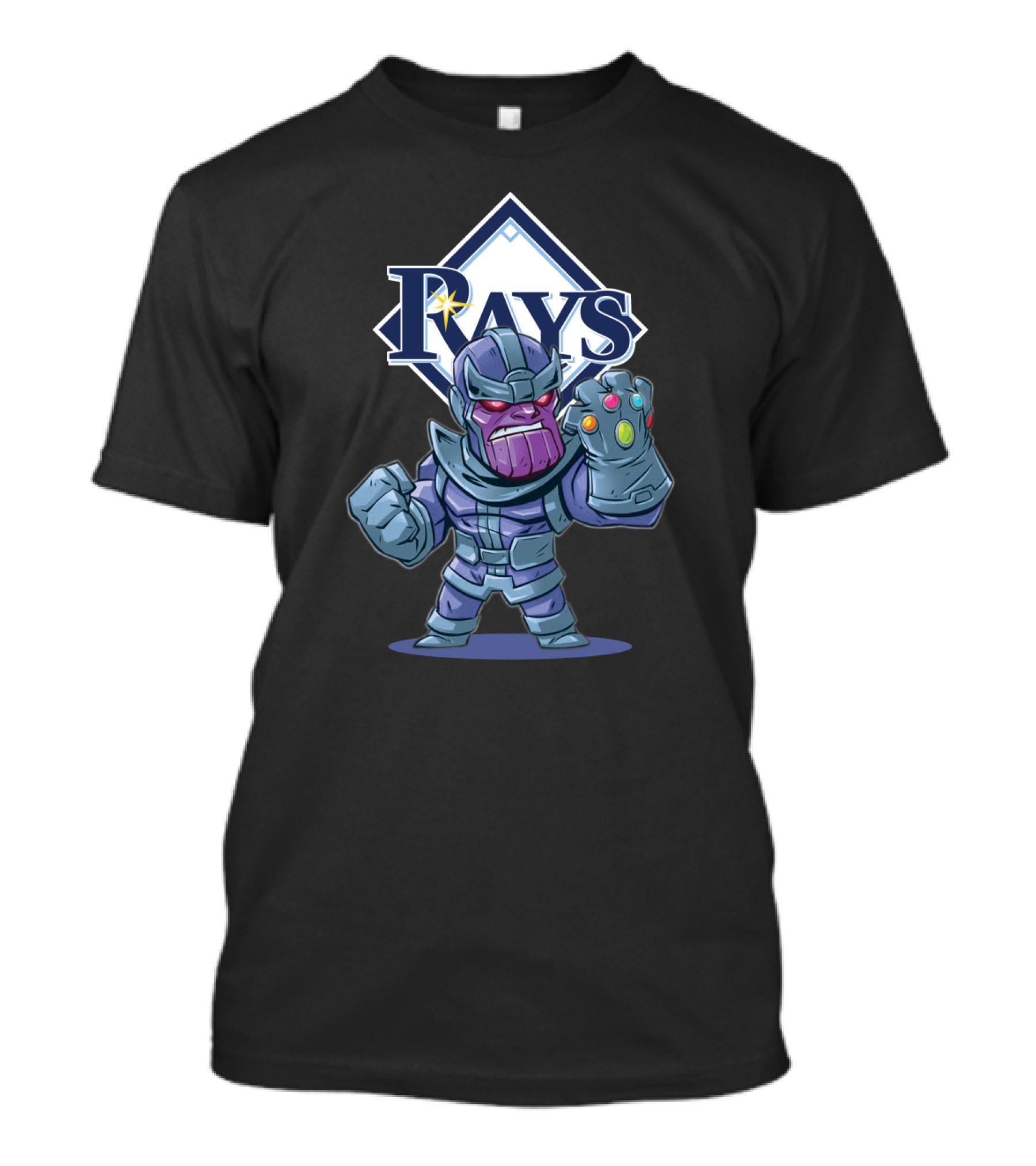Tampa Bay Rays Fans Thanos Mashup With Infinity Gauntlet T-Shirt