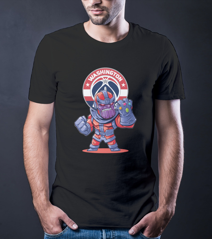 Washington Wizards Thanos Fan Crossovers T-Shirt