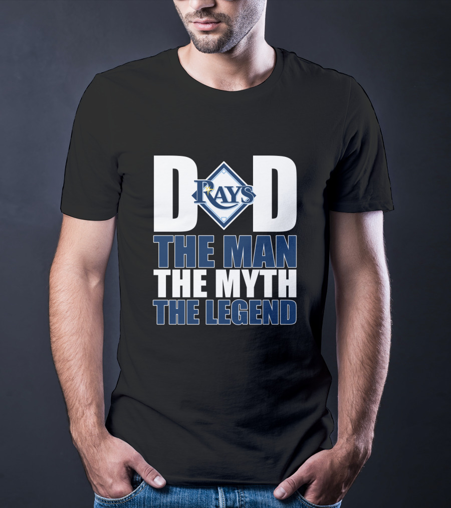 Tampa Bay Rays Dad The Man The Myth The Legend T-Shirt