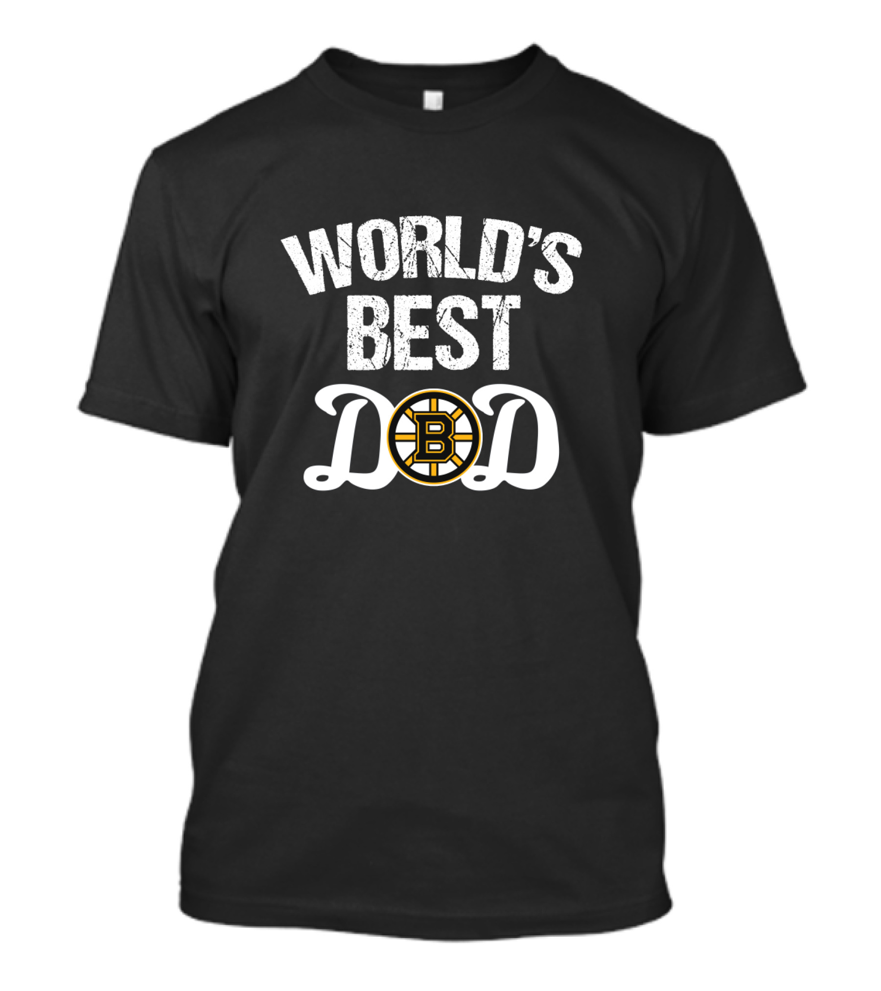 World's Best Dad Boston Bruins Fan T-Shirt