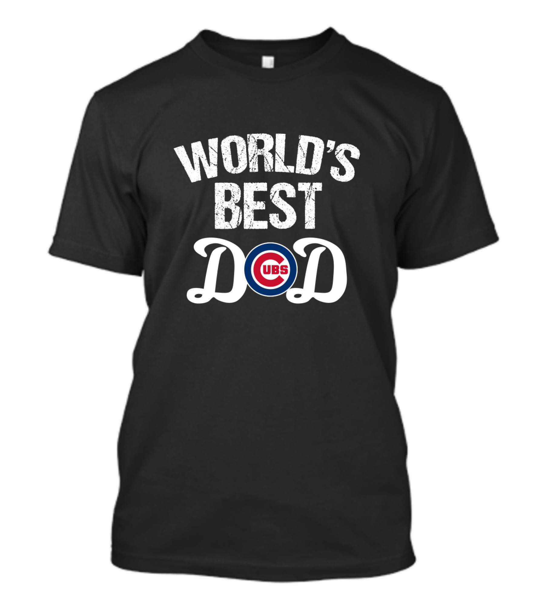 World's Best Dad Chicago Cubs T-Shirt