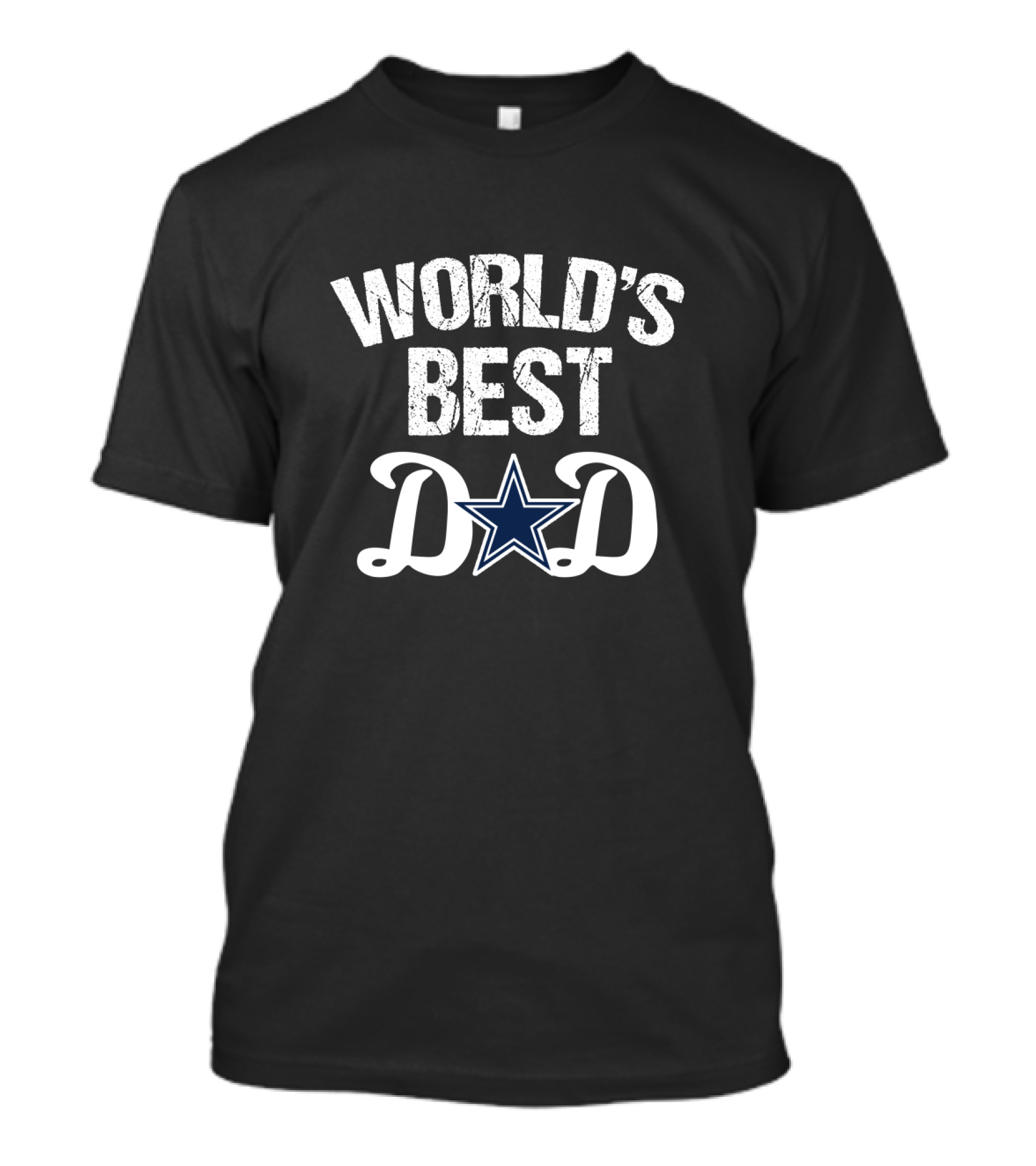 World's Best Dad Dallas Cowboys T-Shirt