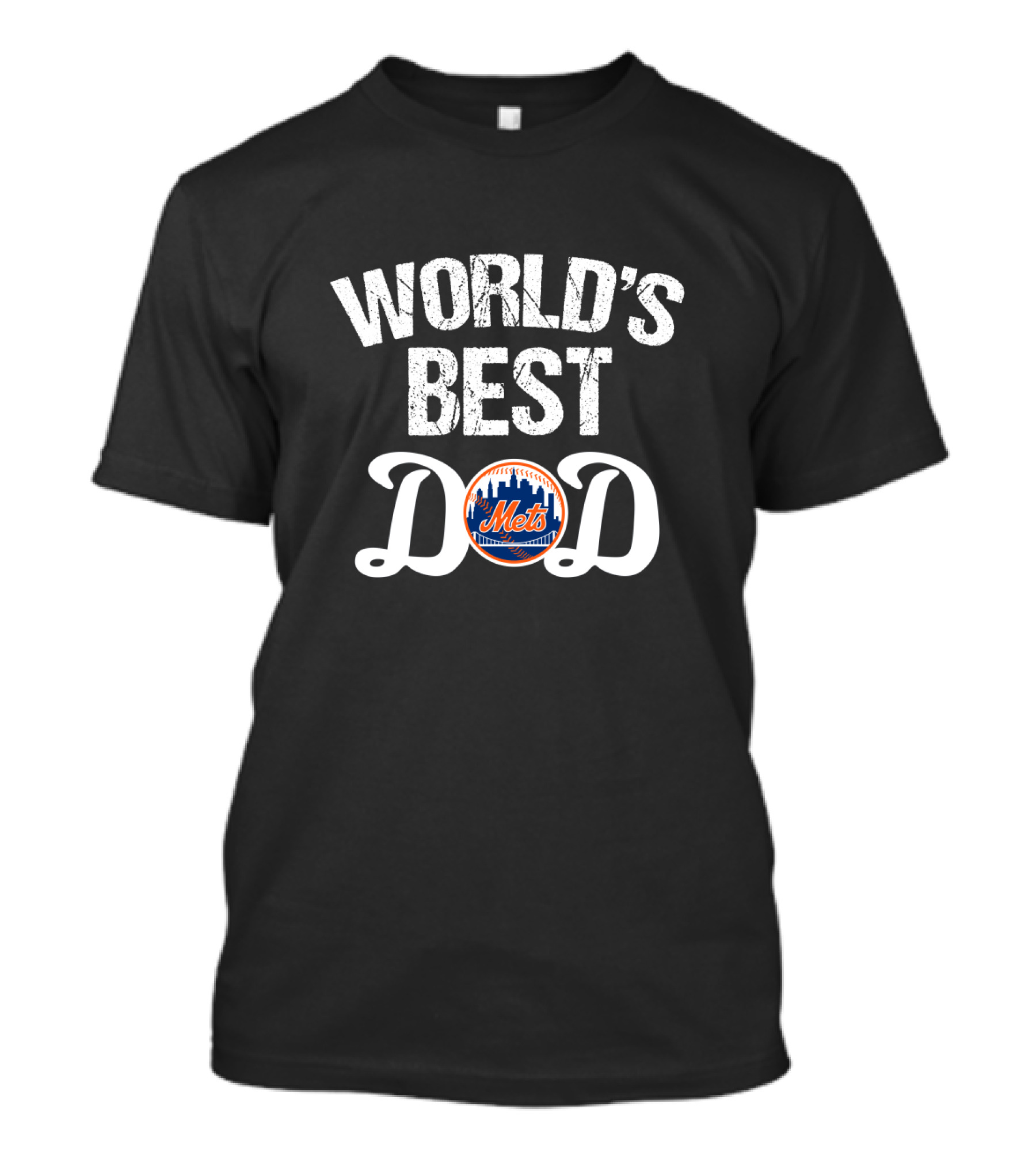World's Best Mets Dad T-Shirt