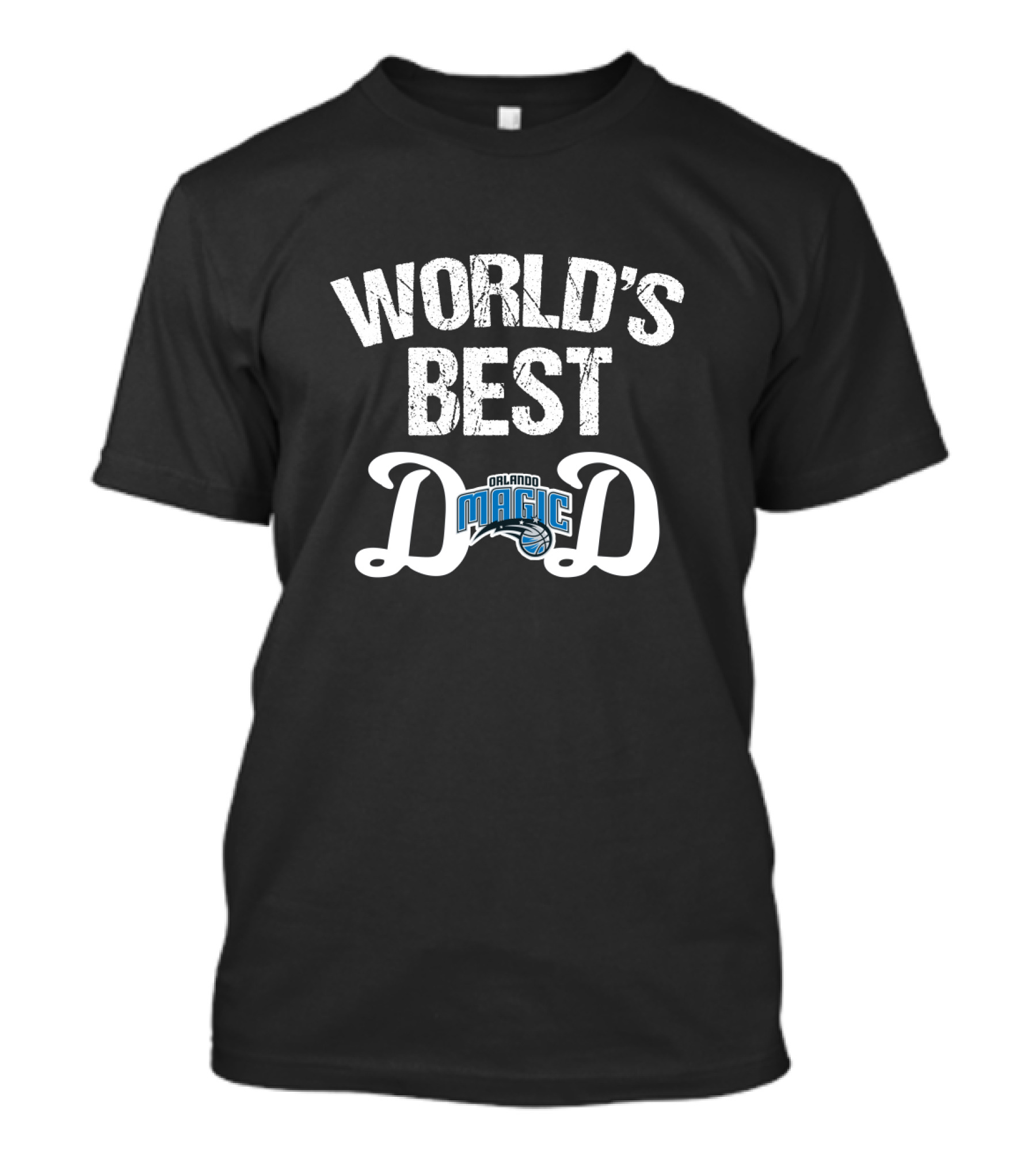 World's Best Dad Orlando Magic Basketball Fan T-Shirt