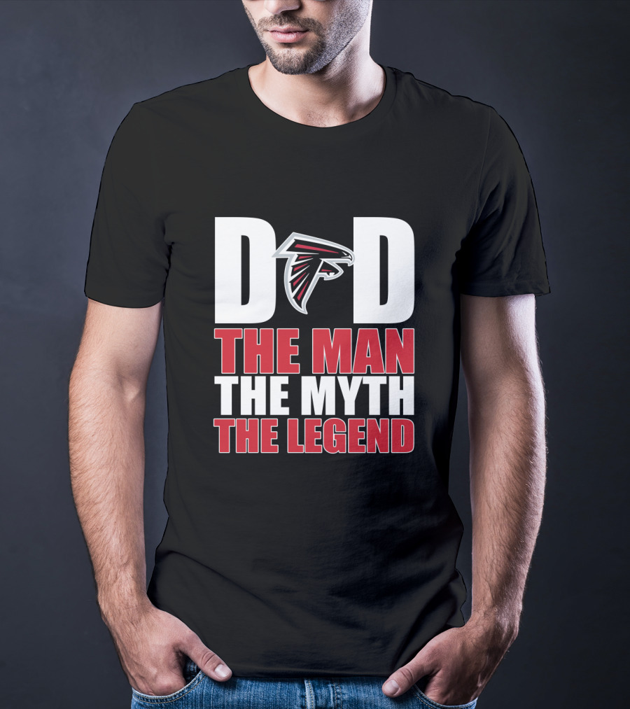 Atlanta Falcons Dad The Man The Myth The Legend Father's Day T-Shirt