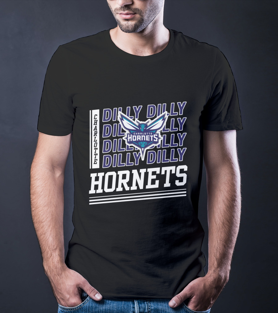 Charlotte Hornets Logo Dilly Dilly Bud Light Fan T-Shirt