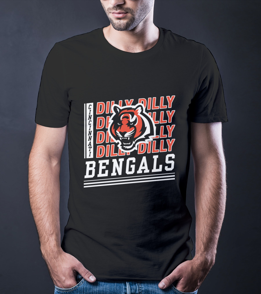 Cincinnati Bengals Dilly Dilly Tiger T-Shirt