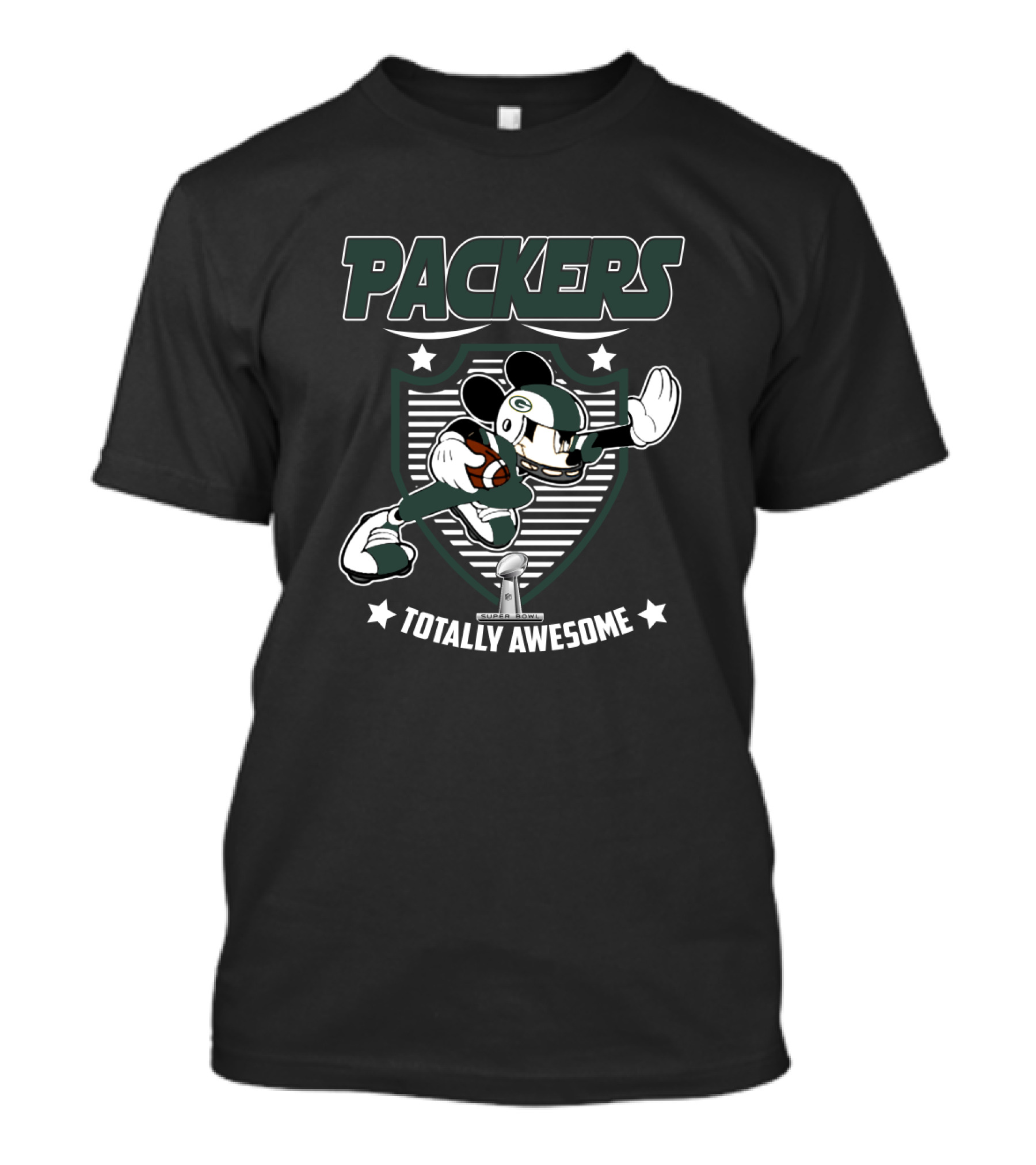 Packers Totally Awesome Football Character For Mickey Fans T-Shirt