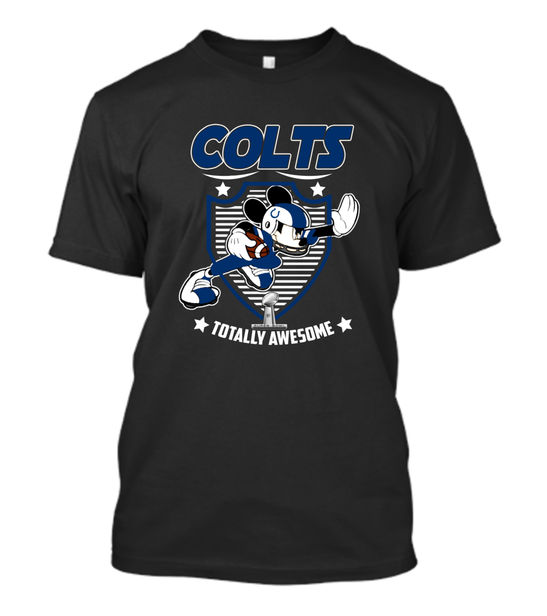 Colts Totally Awesome Mickey Football Fans T-Shirt