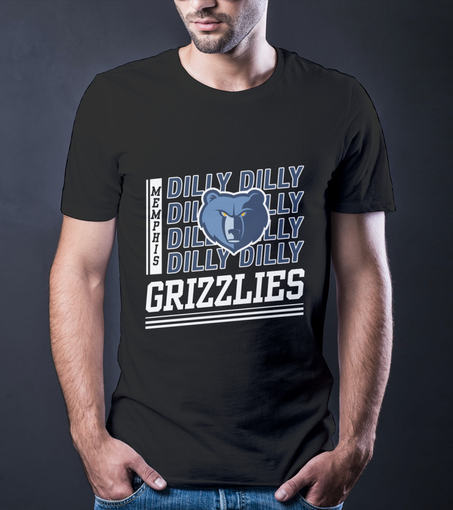 Memphis Grizzlies Dilly Dilly Bold Bear T-Shirt