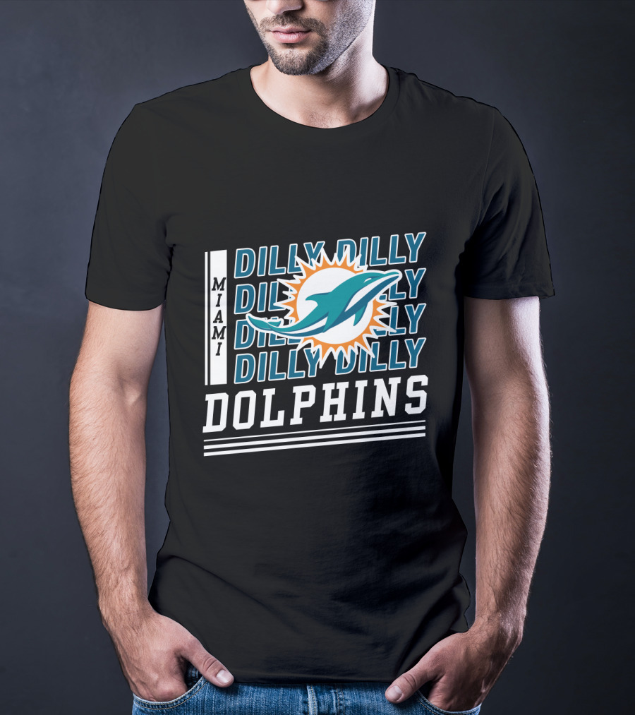 Miami Dolphins Dilly Dilly Dilly Bud Light T-Shirt