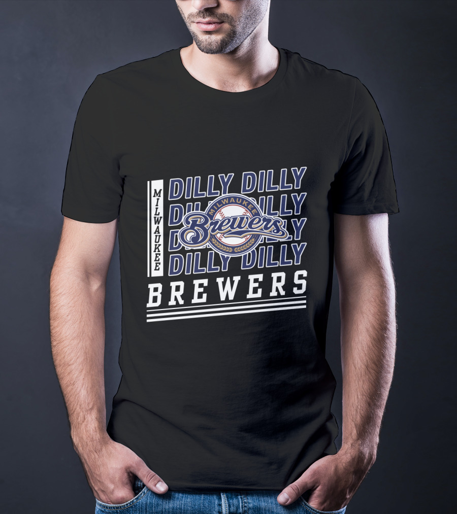 Milwaukee Brewers Dilly Dilly Baseball T-Shirt