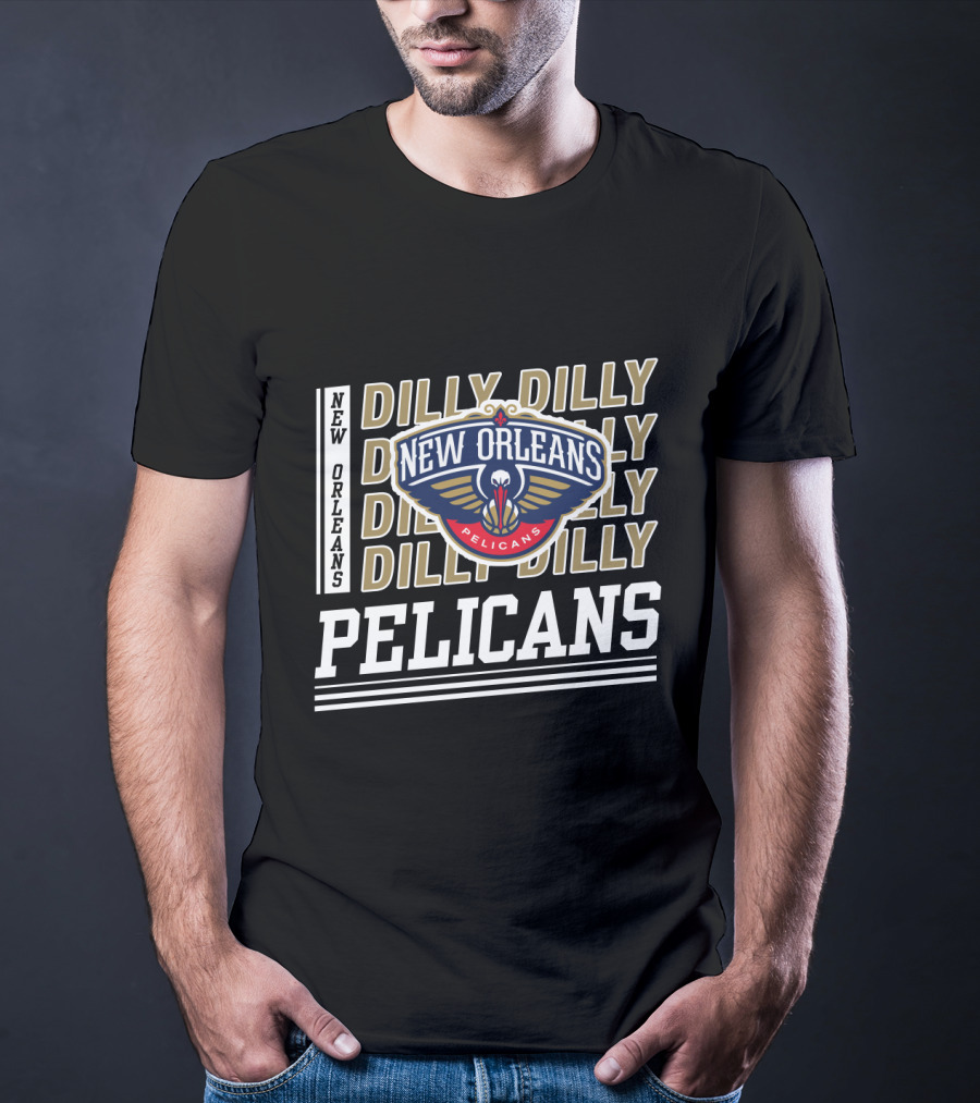 New Orleans Pelicans Dilly Dilly Bud Light Logo Nba T-Shirt
