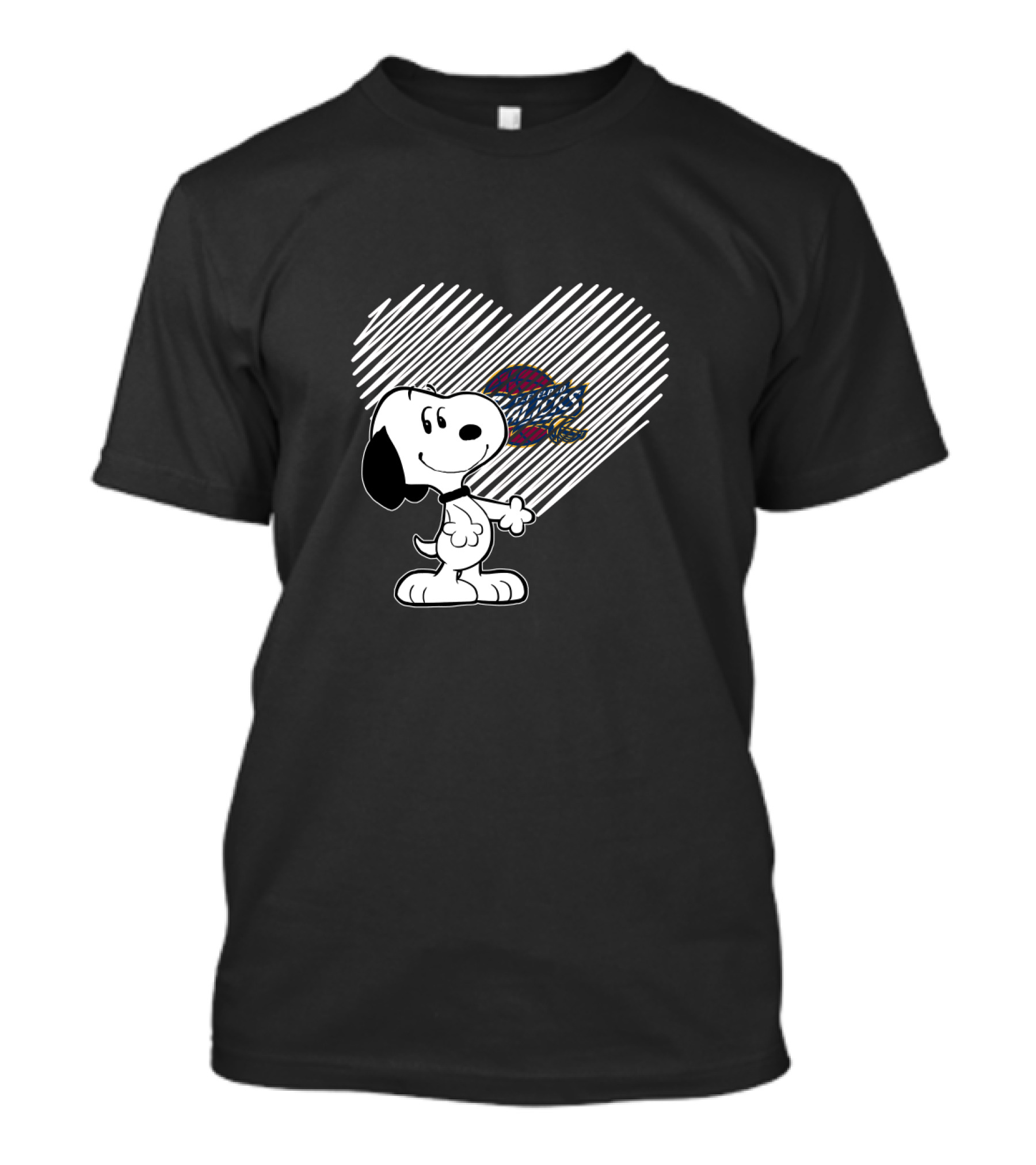 Snoopy Heart Cleveland Cavaliers Fan Love T-Shirt