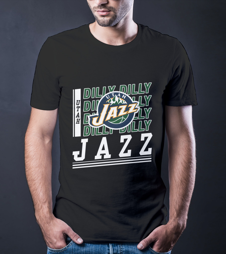 Utah Jazz Dilly Dilly Bud Light Basketball Fan T-Shirt