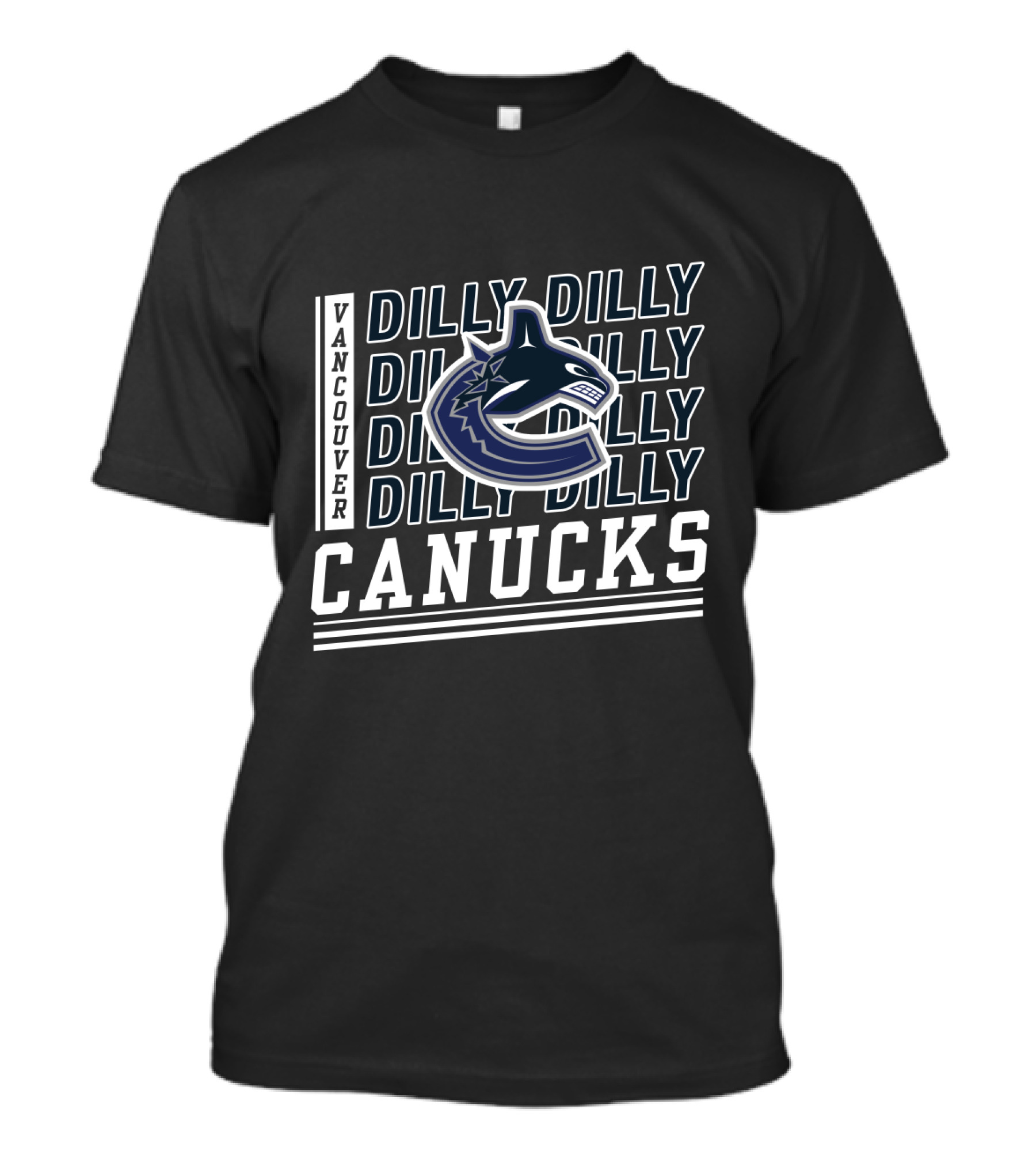 Vancouver Canucks Dilly Dilly Logo Fan Motto T-Shirt