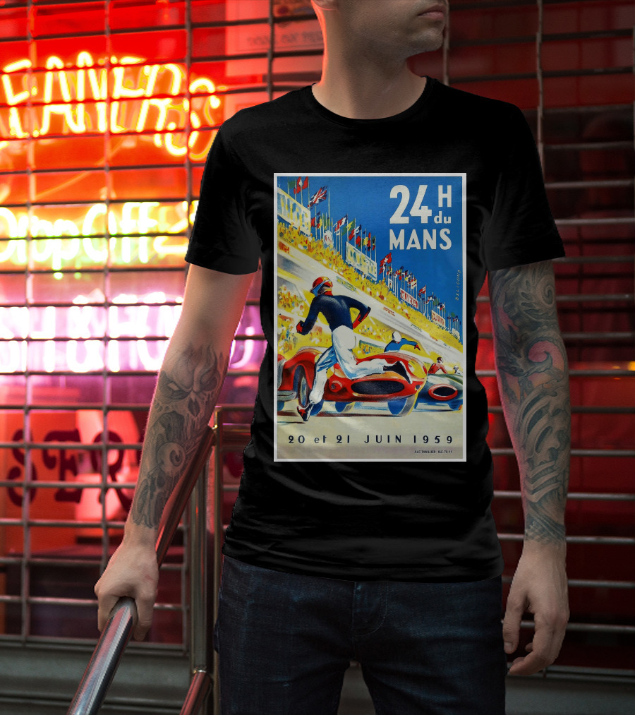 24 Heures Du Mans 20 Et 21 Juin 1959 Racing Event T-Shirt