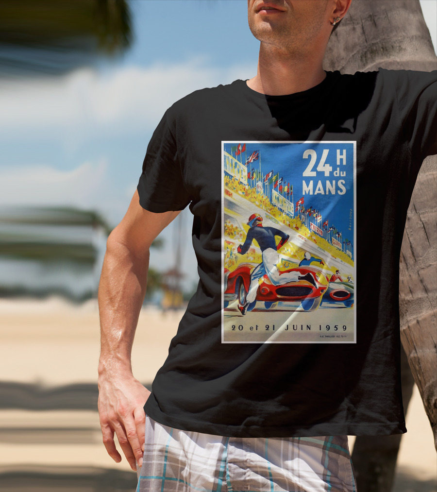 24 Heures Du Mans 20 Et 21 Juin 1959 Racing Event T-Shirt