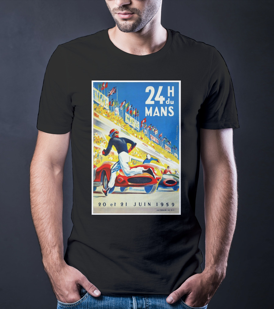 24 Heures Du Mans 20 Et 21 Juin 1959 Racing Event T-Shirt