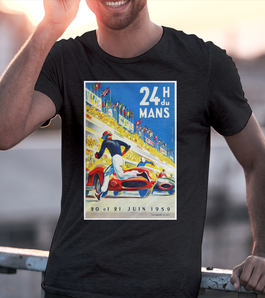 24 Heures Du Mans 20 Et 21 Juin 1959 Racing Event T-Shirt