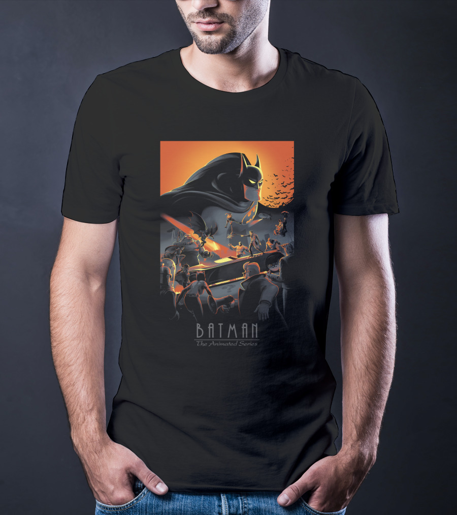 Batman The Animated Series Gotham Showdown Classic T-Shirt