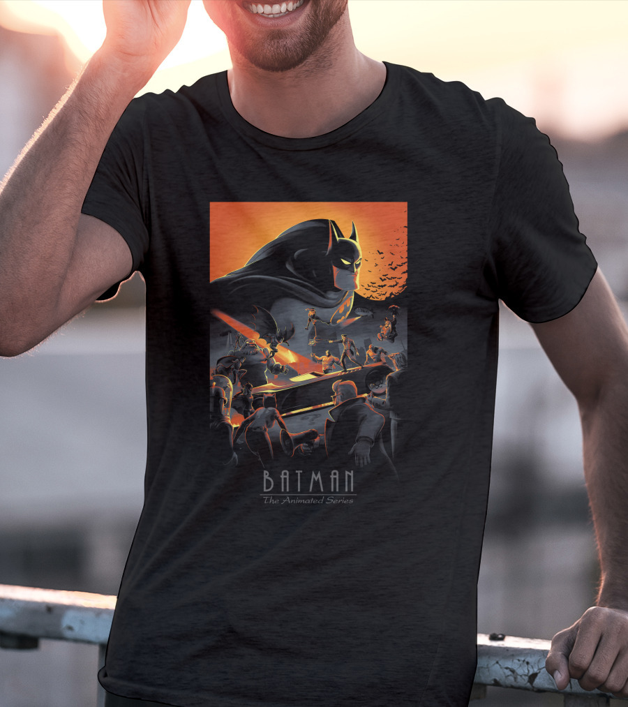 Batman The Animated Series Gotham Showdown Classic T-Shirt