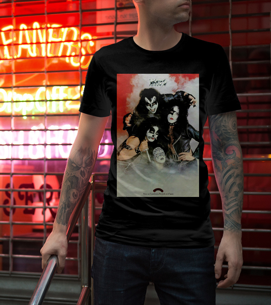 Kiss Band New On Casablanca Records And Tapes T-Shirt