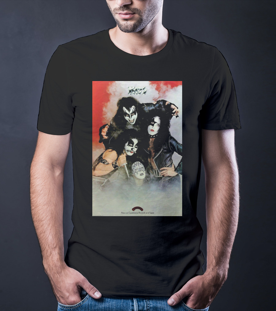 Kiss Band New On Casablanca Records And Tapes T-Shirt