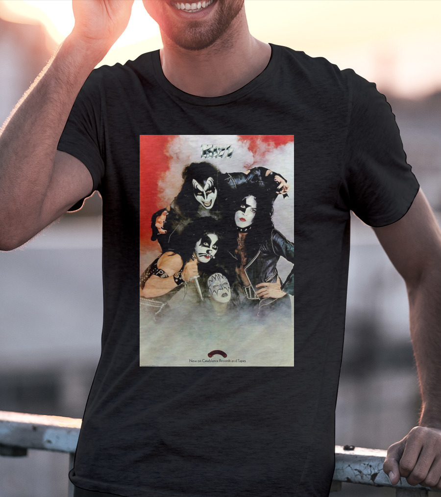 Kiss Band New On Casablanca Records And Tapes T-Shirt