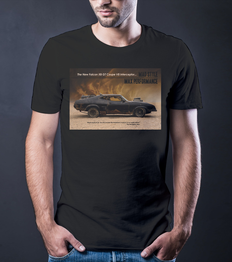 The New Falcon XB GT Coupe V8 Interceptor Mad Style Max Performance T-Shirt