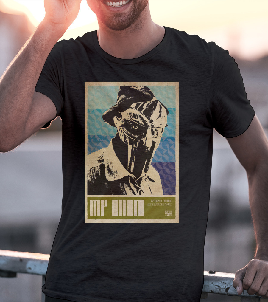 MF Doom Rappers Need To Fall Quote Design By Hip Hop T-Shirt