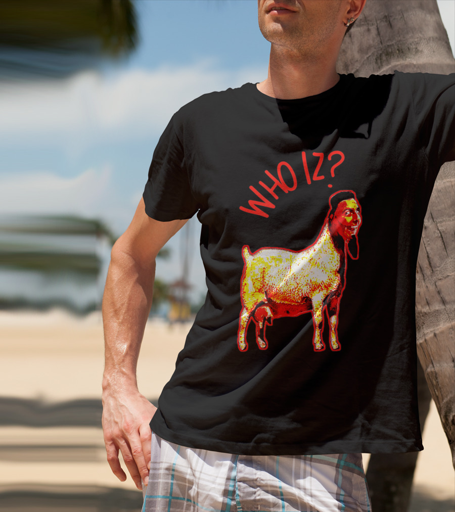 Who Iz Man Myth Legend Goat Nocap T-Shirt