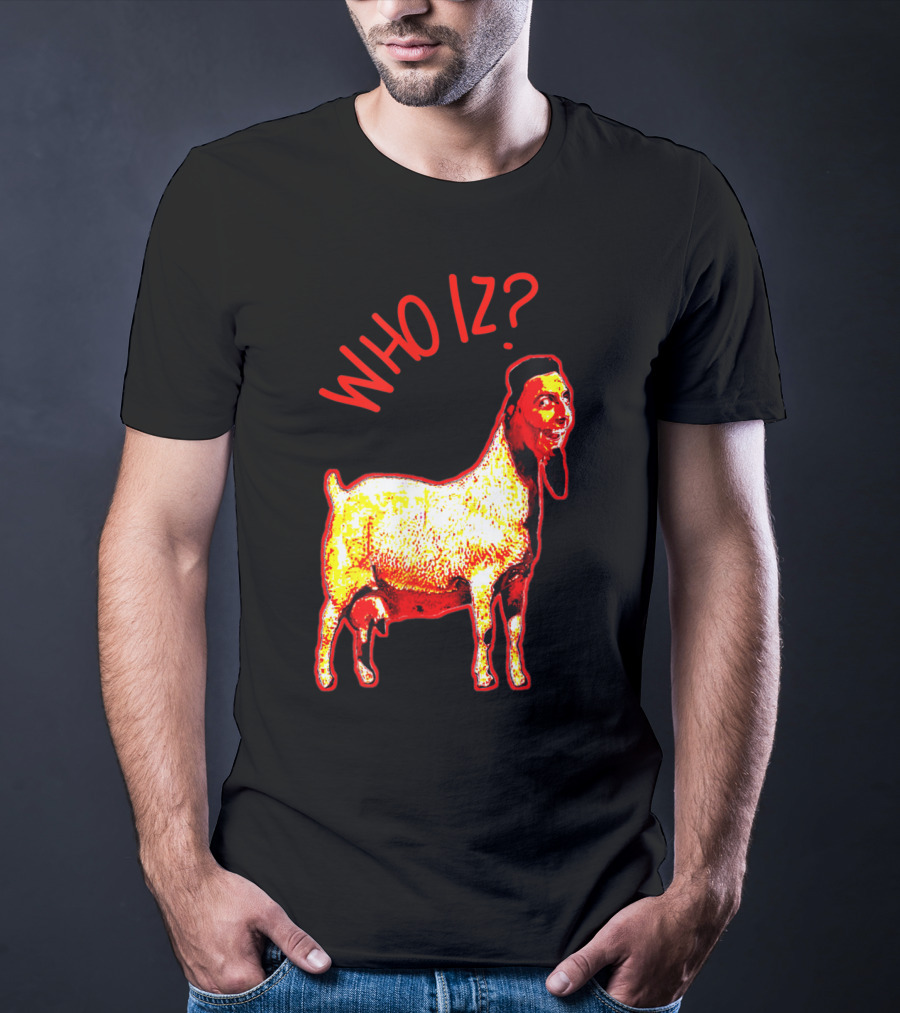 Who Iz Man Myth Legend Goat Nocap T-Shirt