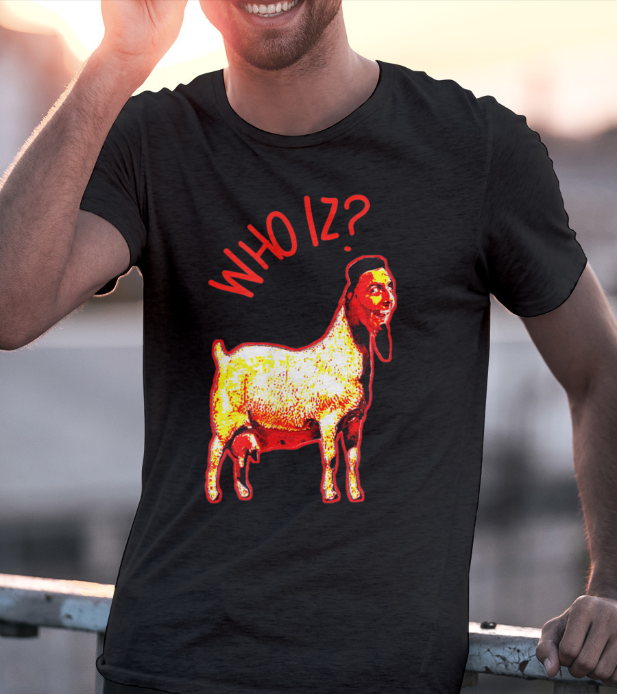 Who Iz Man Myth Legend Goat Nocap T-Shirt