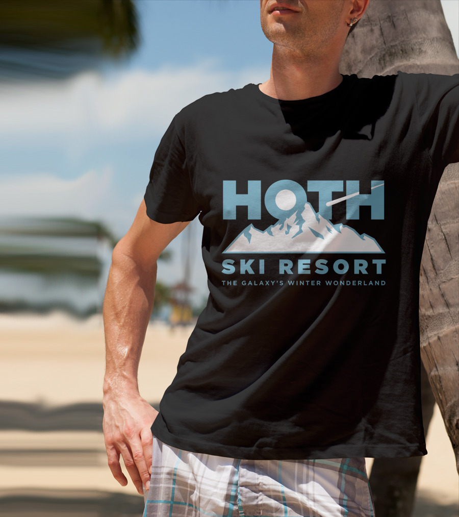Hoth Ski Resort The Galaxy's Winter Wonderland T-Shirt