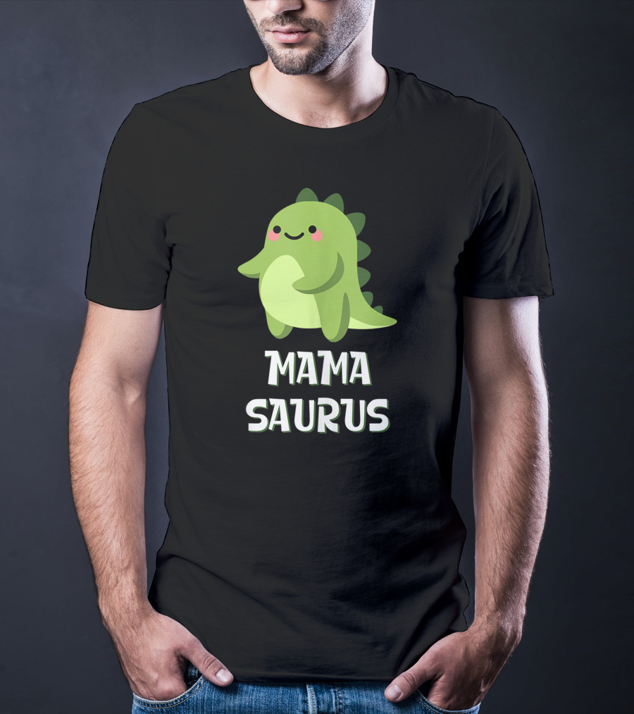 Mama Saurus Cute Dino Kawaii T-Shirt
