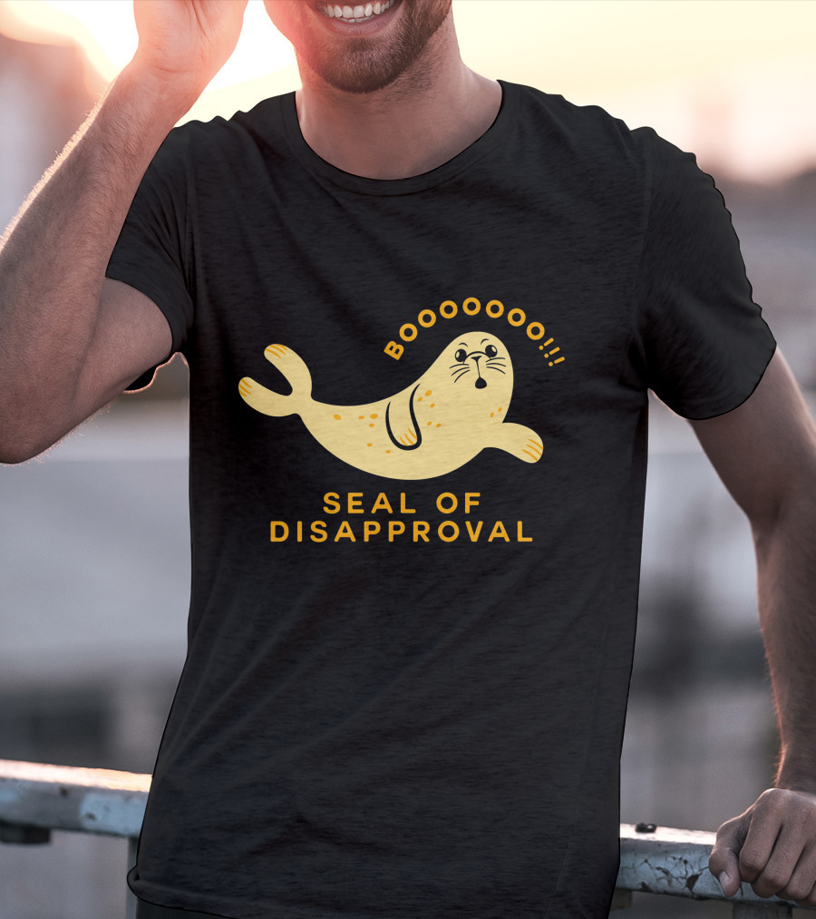Booooooo Seal Of Disapproval T-Shirt