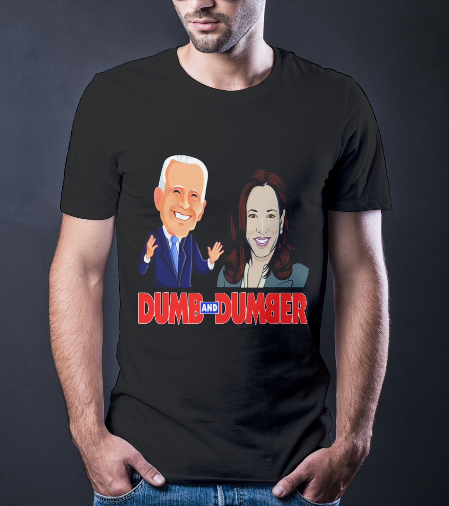 Dumb And Dumber Political Caricature Duo T-Shirt