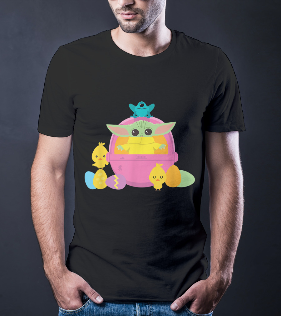 Baby Yoda Easter Chick And Egg Surprise T-Shirt