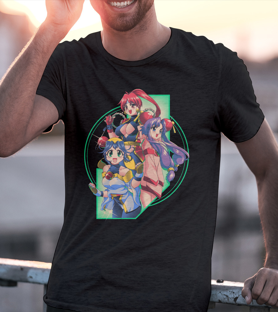 Robot Hearts Anime Trio Warriors T-Shirt