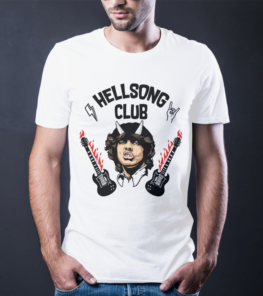 HELLSONG CLUB Rocking Guitar Devil Vibes T-Shirt