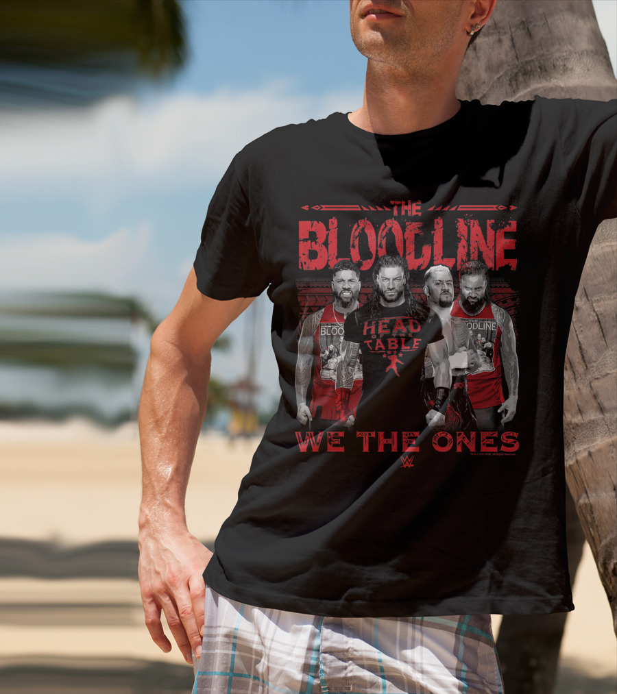 WWE The Bloodline Head Of The Table We The Ones T-Shirt