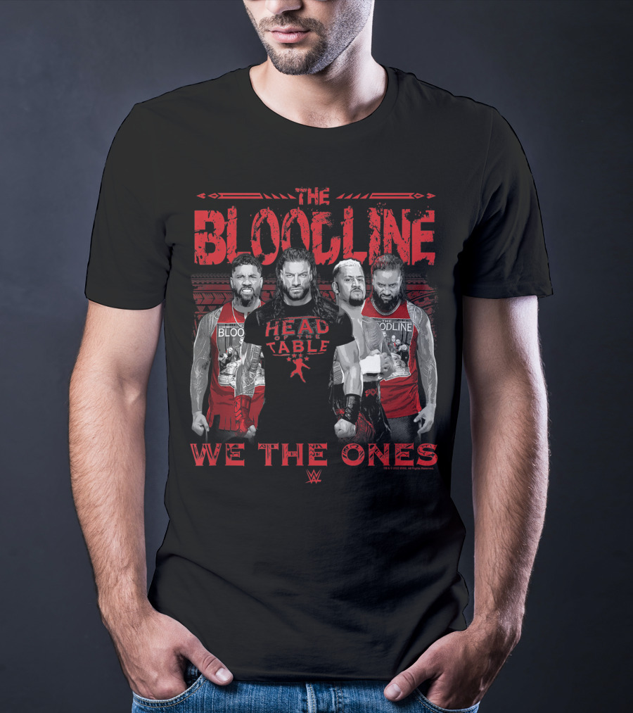 WWE The Bloodline Head Of The Table We The Ones T-Shirt
