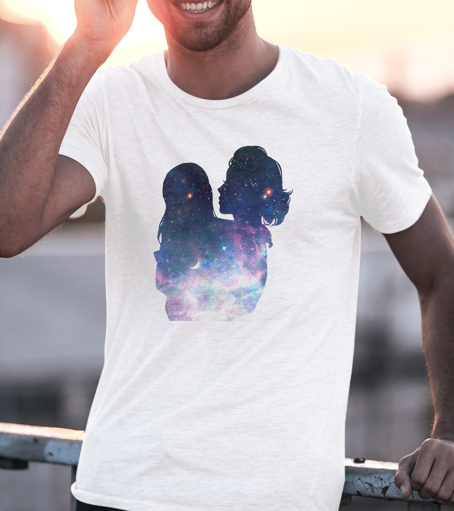 Mother Love In Me Celestial Galaxy T-Shirt