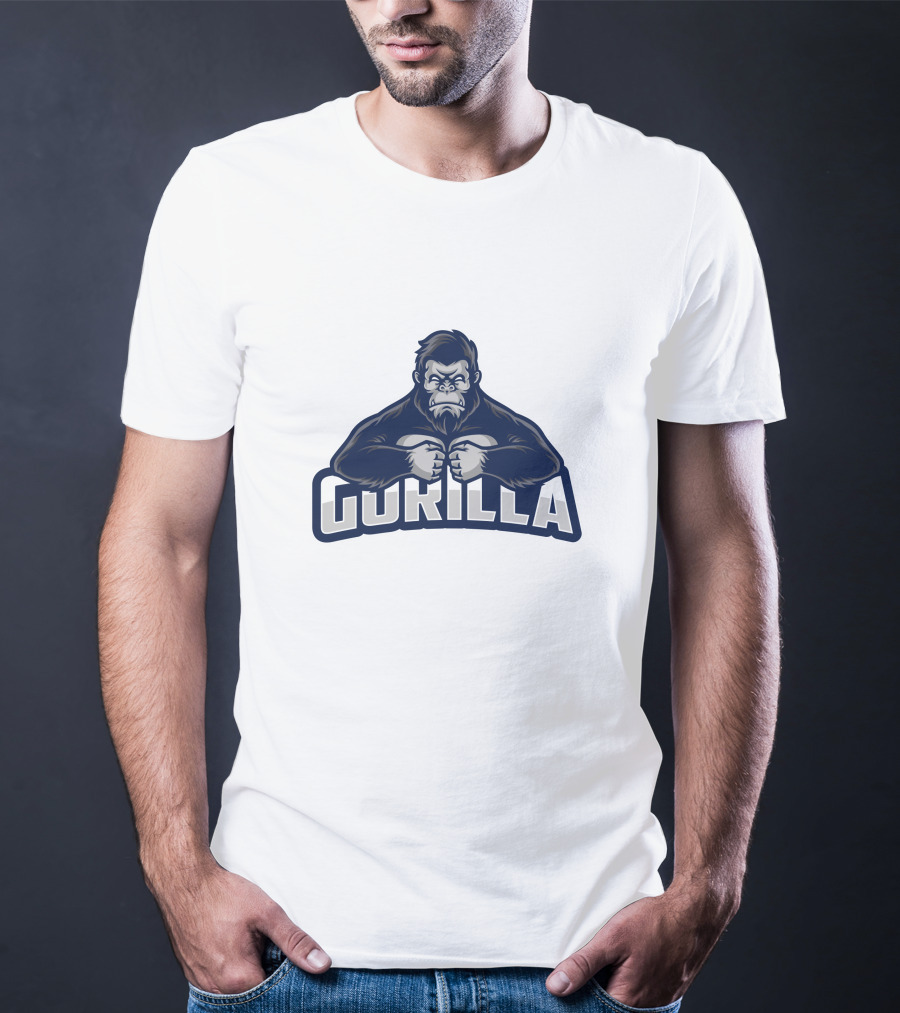 Gorilla Logo Strong Powerful T-Shirt