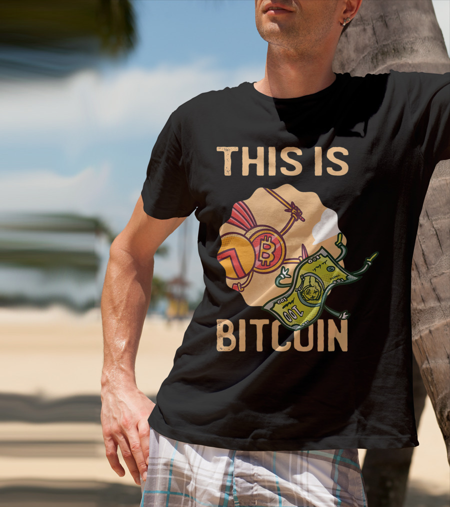 This Is Bitcoin Crypto Hodl Hold Shares Spartan Capital Bull Bear T-Shirt