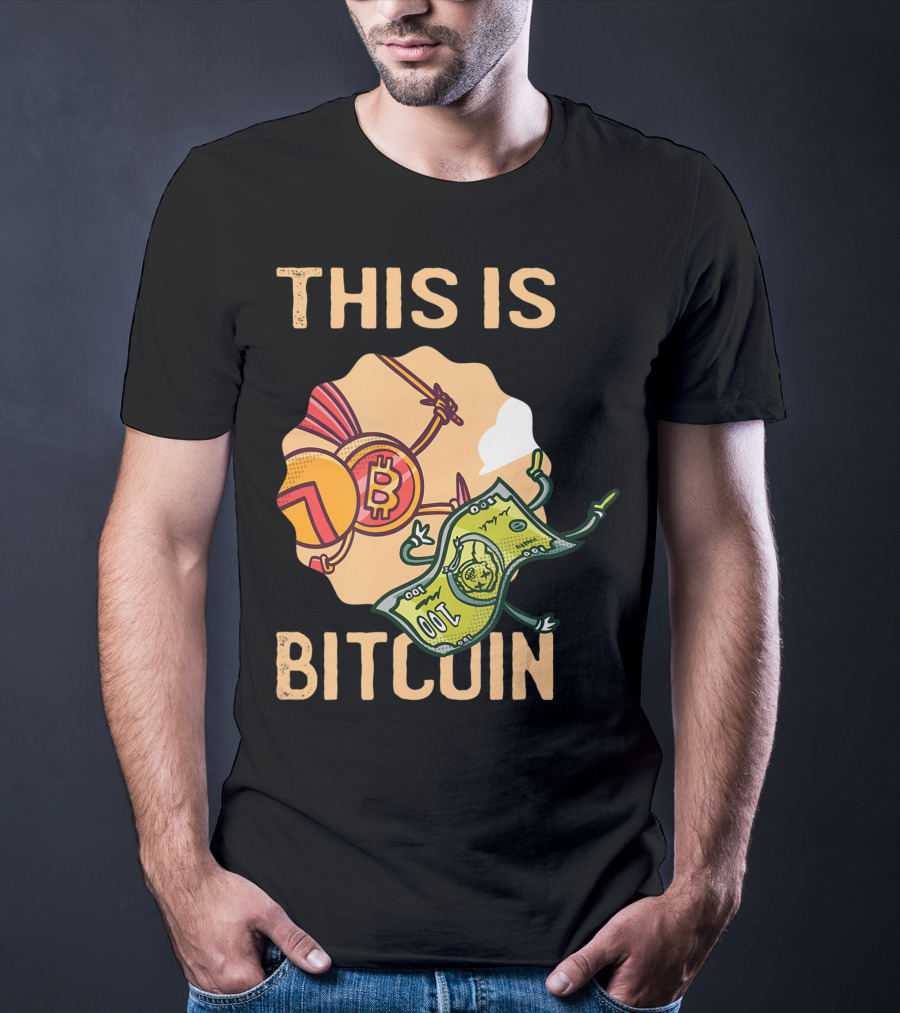 This Is Bitcoin Crypto Hodl Hold Shares Spartan Capital Bull Bear T-Shirt